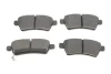Комплект гальмівних колодок задн, NISSAN NAVARA NP300, PATHFINDER III, XTERRA 2.5D/3.0D/4.0 10.04- TEXTAR 2424001 (фото 1)