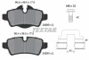 Колодки гальмівні (задні) Mini (R56)/Roadster (R59)/Clubman (R55) 06-15 (Lucas) Q+ TEXTAR 2428901 (фото 2)