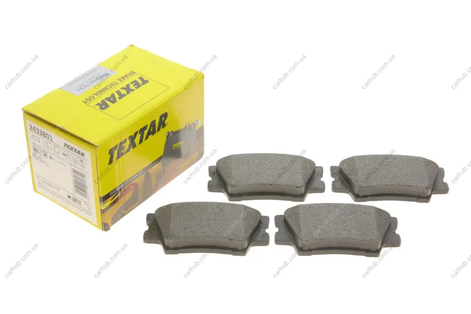 Колодки гальмівні (задні) Toyota Camry/Rav4/Lexus ES 06- (Akebono) TEXTAR 2433801 (фото 1)