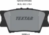 Колодки гальмівні (задні) Toyota Camry/Rav4/Lexus ES 06- (Akebono) TEXTAR 2433801 (фото 5)