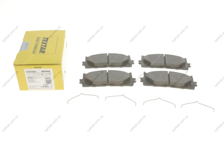 Колодки гальмівні (передні) Toyota Camry/Lexus ES 01- (Akebono) TEXTAR 2435001 (фото 1)