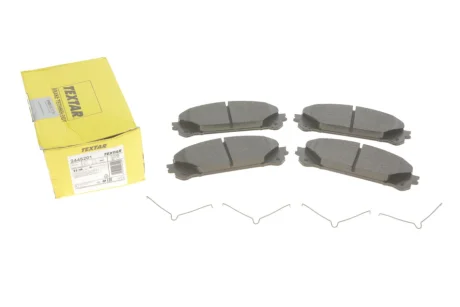 Колодки гальмівні (передні) Lexus RX 08-/ Toyota Camry 17- (Advics) (166.8x59.3x17.5) TEXTAR 2445201