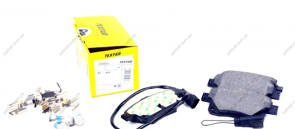 Комплект гальмівних колодок задн, FORD TRANSIT, TRANSIT TOURNEO 2.2D-3.2D 04.06-12.14 TEXTAR 2448601 (фото 1)