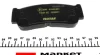Комплект гальмівних колодок задн, HYUNDAI H-1, H-1 / STAREX, H-1 CARGO, SANTA FÉ II 2.0D-2.7 06.97- TEXTAR 2448801 (фото 3)