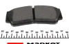Комплект гальмівних колодок задн, HYUNDAI H-1, H-1 / STAREX, H-1 CARGO, SANTA FÉ II 2.0D-2.7 06.97- TEXTAR 2448801 (фото 4)