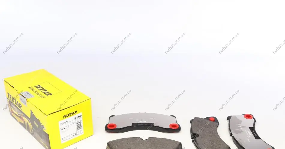 Комплект гальмівних колодок передн, PORSCHE CAYENNE, PANAMERA, PANAMERA SPORT TURISMO VW TOUAREG 2.9-6.0 05.02-12.23 TEXTAR 2455301 (фото 1)