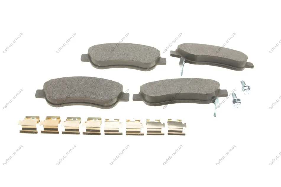 Комплект гальмівних колодок передн, HONDA CR-V II, CR-V III, CR-V IV 1.6D-2.4 09.01-12.18 TEXTAR 2463801 (фото 1)