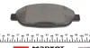 Комплект гальмівних колодок передн, PEUGEOT 3008, 3008 I, 308, 308 I, 408 1.2-2.0D 09.07- TEXTAR 2466001 (фото 5)