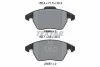 Комплект гальмівних колодок передн, AUDI A1 SEAT IBIZA IV, IBIZA IV SC, IBIZA IV ST VW POLO V 1.0-2.0D 03.10-10.18 TEXTAR 2469601 (фото 2)