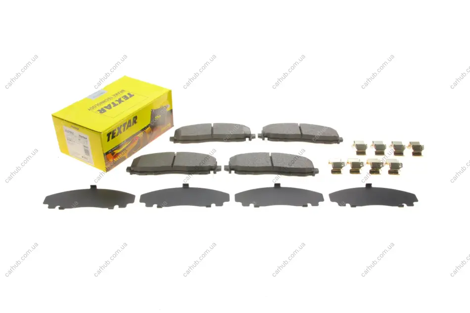 Колодки гальмівні (передні) Jeep Wrangler 17-/Fiat Freemont 11- (Akebono) TEXTAR 2537801 (фото 1)