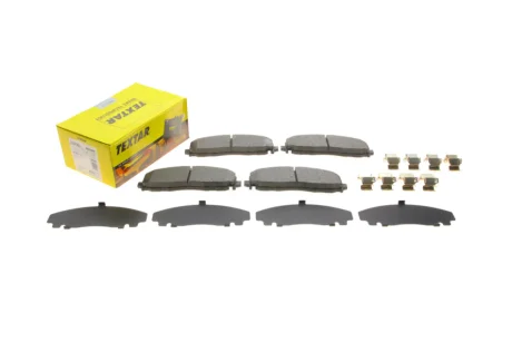 Колодки гальмівні (передні) Jeep Wrangler 17-/Fiat Freemont 11- (Akebono) TEXTAR 2537801