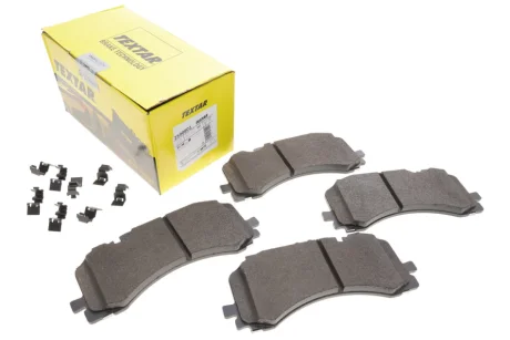 Комплект гальмівних колодок передн, AUDI A6 ALLROAD C8, A6 C8, A6 C9, A7, A8 D5, Q7, Q8 VW TOUAREG 2.0-4.0H 01.15- TEXTAR 2590801
