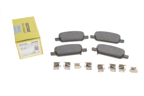 Фото тормозные колодки (задние) Tesla Model 3 17-/Model Y 19- Q+ TEXTAR 2627701 Тормозные колодки (задние) Tesla Model 3 17-/Model Y 19- Q+ TEXTAR 2627701