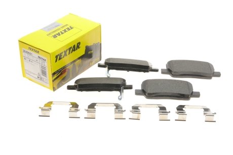 Тормозные колодки (задние) Tesla Model S/Model X 13- (Mando) Q+ TEXTAR 2649601