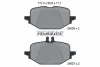 Комплект гальмівних колодок задн, MERCEDES C ALL-TERRAIN (S206), C T-MODEL (S206), C (W206), CLE (A236), CLE (C236), E ALL-TERRAIN (S214), E T-MODEL (S214), E (W214) 1.5H-3.0H 03.21- TEXTAR 2652601 (фото 2)