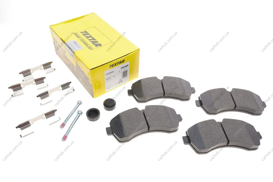 Колодки гальмівні (передні) MB Sprinter 509-515CDI/VW Crafter 50 06- (спарка) (Brembo) Q+ TEXTAR 2920002 (фото 1)