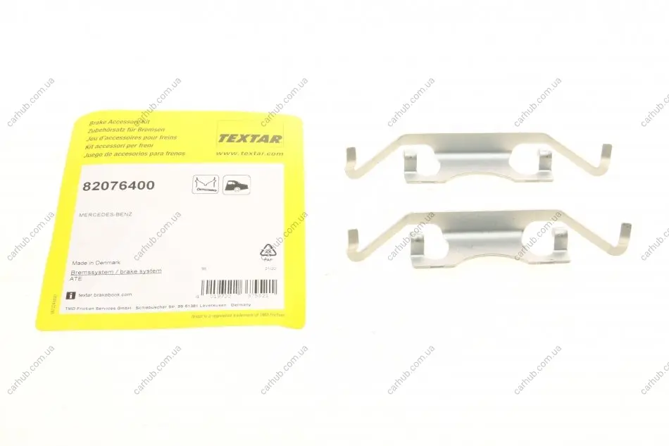 Планка супорта (заднього) притискна (к-кт) MB E-class (W211)/S-class (W220/W221) 02-13 (TEVES) TEXTAR 82076400 (фото 1)