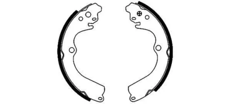 Гальмівна колодка SUBARU FORESTER, IMPREZA, LEGACY I, LEGACY II 1.5-2.5 01.89-10.12 TEXTAR 91045901