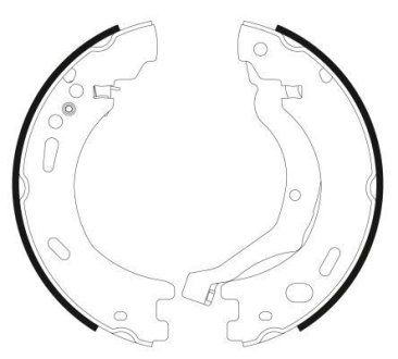 Колодки гальмівні (задні) Land Rover Discovery/Range Rover 04-18 (барабанні) (210x30) TEXTAR 91070900