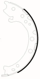 Гальмівна колодка ACURA RDX HONDA CR-V II, CR-V III, CR-V IV, CR-V V, ELYSION 1.5-3.5 09.01- TEXTAR 91083100