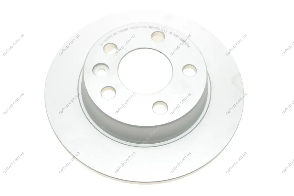 Диск гальмівний задн лів/прав FORD GALAXY I, GALAXY MK I SEAT ALHAMBRA VW SHARAN 1.8-2.8 03.95-03.10 TEXTAR 92074303 (фото 1)