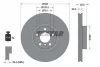 Диск гальмівний передн лів/прав BMW X5 (E70), X5 (F15, F85), X6 (E71, E72), X6 (F16, F86) 2.0-4.8 10.06-07.19 TEXTAR 92160903 (фото 1)