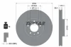 Диск гальмівний передн лів/прав DS DS 4 II, DS 7 IVECO DAILY V, DAILY VI CITROEN BERLINGO, C4 GRAND PICASSO II, C4 PICASSO II, C4 SPACETOURER, C5 AIRCROSS, C5 AIRCROSS II 1.2-Electric 06.09- TEXTAR 92232305 (фото 2)