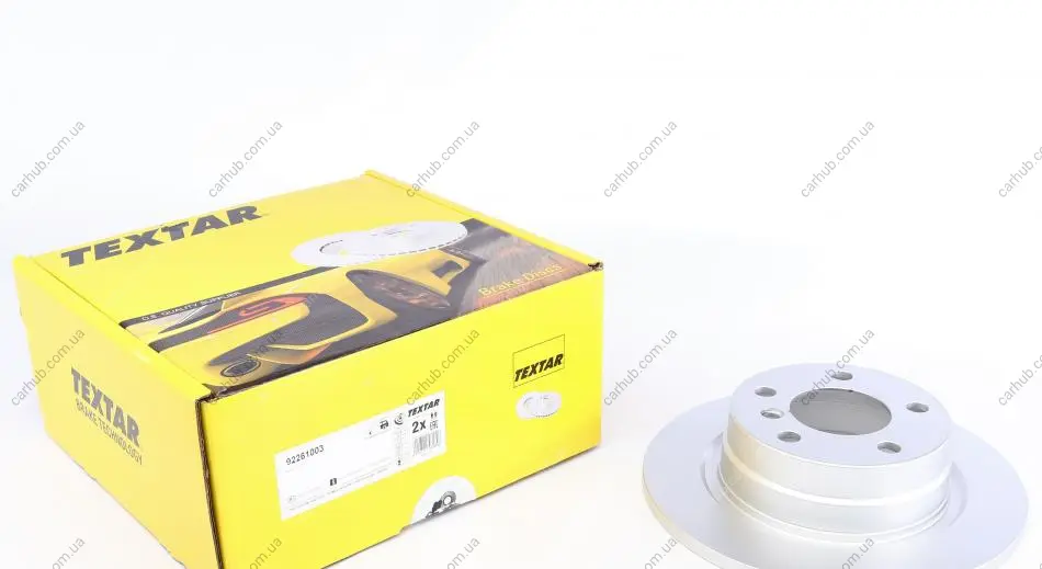 Диск гальмівний (задній) BMW 1 (F20/F21)/ 2 (F22/F23) 11- (290x11) PRO TEXTAR 92261003 (фото 1)
