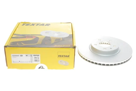 Диск гальмівний передн лів/прав FORD MONDEO V FORD USA FUSION 1.0-2.7 09.12-03.22 TEXTAR 92268605