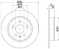 Диск гальмівний задн лів/прав (без маточини) CHEVROLET BOLT, VOLT OPEL AMPERA-E, ASTRA K 1.0-Electric 06.15- TEXTAR 92275303 (фото 1)