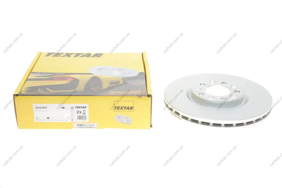 Диск гальмівний (передній) Fiat 500X/Jeep Compass/Renegade 14- (305x28) PRO TEXTAR 92293903 (фото 1)