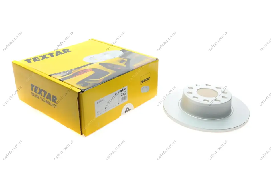Диск гальмівний задн лів/прав AUDI Q2 SEAT ATECA, LEON, LEON SC, LEON ST SKODA KAROQ, OCTAVIA IV VW JETTA VII, TAOS, T-ROC 1.0-2.0D 02.13- TEXTAR 92300003 (фото 1)