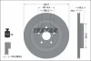 Диск гальмівний задн лів/прав LEXUS NX II, RZ, UX SUZUKI ACROSS TOYOTA BZ4X, C-HR+, RAV 4 V 2.0-Electric 12.18- TEXTAR 92343103 (фото 2)