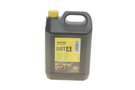 Тормозная жидкость DOT4 5L TEXTAR 95002300 (фото 1)