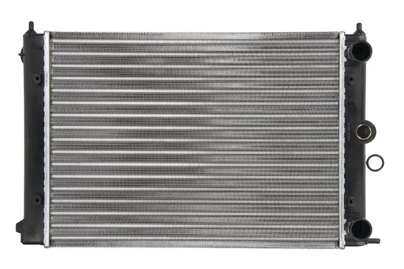 Радіатор двигуна (мкпп) VW DERBY, GOLF I, GOLF II, JETTA I, JETTA II, PASSAT B2, POLO, POLO CLASSIC, POLO II, SANTANA, SCIROCCO 1.0-1.8 04.74-09.94 THERMOTEC D7W033TT (фото 1)