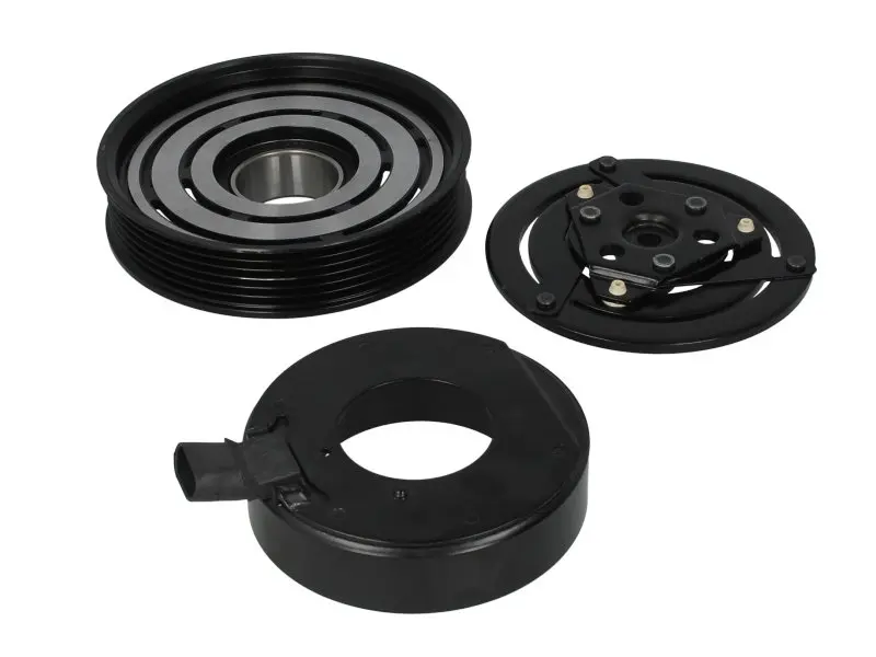 Муфта компресора кондиціонера (DELPHI CVC 6PK 125мм) NISSAN ALMERA II, QASHQAI I RENAULT GRAND SCENIC II, MEGANE I, MEGANE I CLASSIC, MEGANE I COACH, MEGANE II, MEGANE SCÉNIC 1.4-2.0 04.98- THERMOTEC KTT040051 (фото 1)