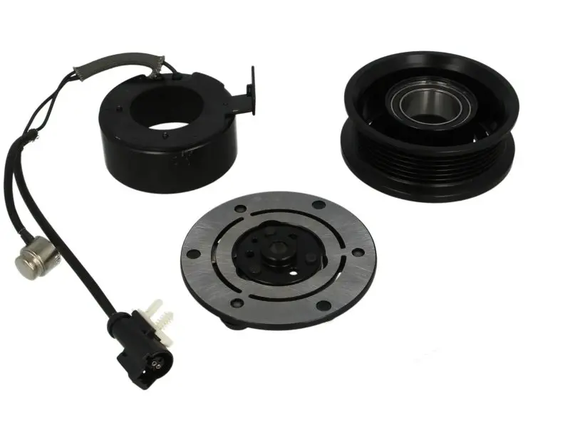 Муфта компресора кондиціонера (FORD Scroll Scroll 6PK 98мм) FORD FIESTA, FIESTA IV, FIESTA V, FOCUS I, FUSION, KA, MONDEO I, MONDEO II, TOURNEO CONNECT, TRANSIT CONNECT 1.2-2.0 01.93-12.13 THERMOTEC KTT040095 (фото 1)