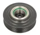 Муфта компресора кондиціонера (DENSO 6SEU14C 6PK 105мм) MERCEDES CLC (CL203) AUDI A4 ALLROAD B8, A4 B6, A4 B7, A4 B8, A5, A6 C6, Q5 SEAT EXEO, EXEO ST 1.6-2.1D 07.02-05.17 THERMOTEC KTT040111 (фото 1)