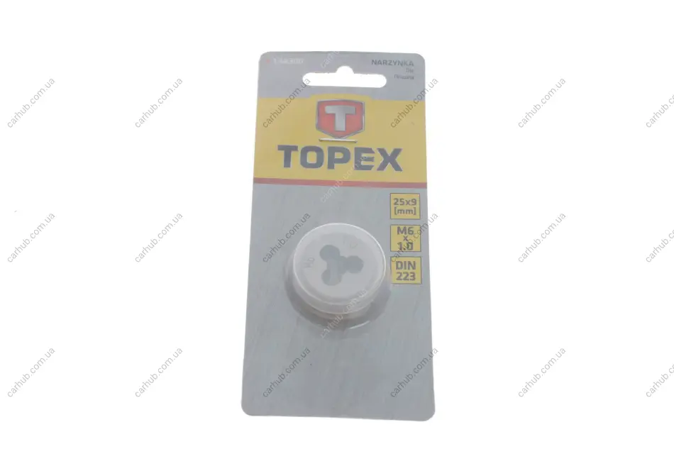 Інструмент для нарізки різьби (плашка) M6x1 Topex 14A306 (фото 1)