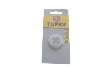Інструмент для нарізки різьби (плашка) M8x1.25 TOPEX Topex 14A308