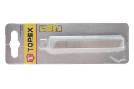 Лезо для ножа канцелярського (9mm) (к-кт 10шт) TOPEX Topex 17B349