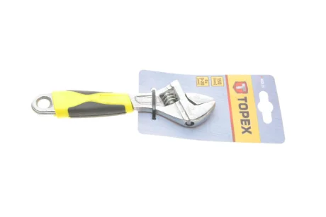 Ключ розвідний 0-20 мм 6" L-150 мм Topex 35D121