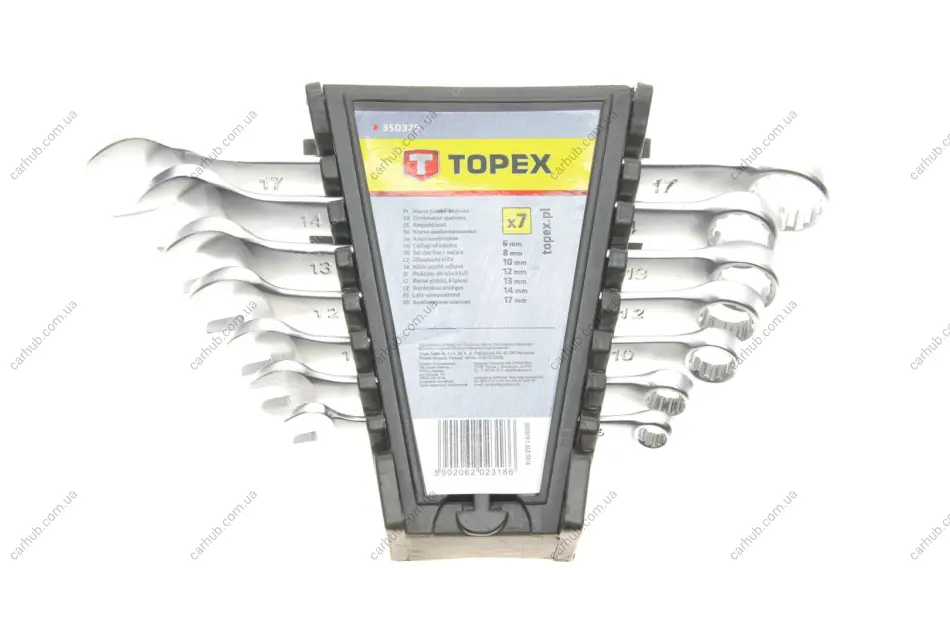 Набір ключів ріжково-накидних 6-17 мм 7 од. TOPEX Topex 35D379 (фото 1)