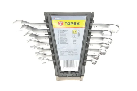 Набір ключів ріжково-накидних 6-17 мм 7 од. TOPEX Topex 35D379
