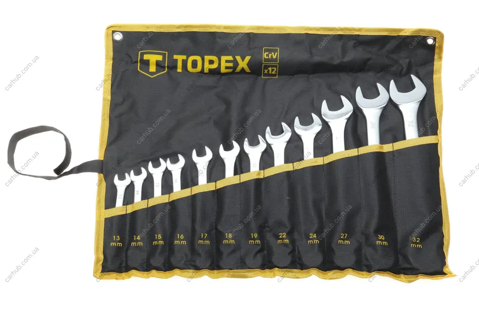 Набір ключів ріжково-накидних 13-32 мм 12 од. TOPEX Topex 35D758 (фото 1)