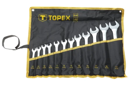 Набір ключів ріжково-накидних 13-32 мм 12 од. TOPEX Topex 35D758