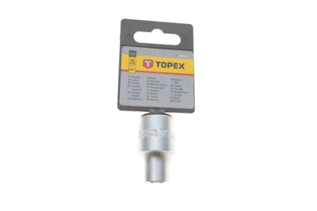Головка торцева 1/2" 10 мм Topex 38D710