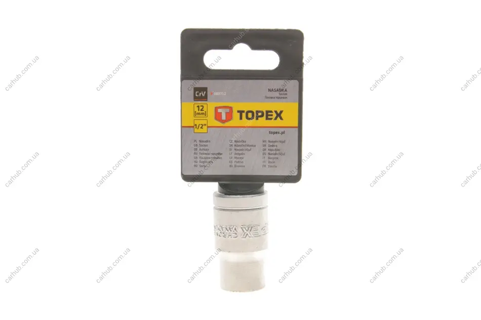 Головка торцева 1/2" 12 мм TOPEX Topex 38D712 (фото 1)