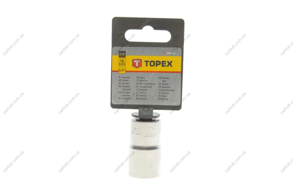 Головка торцева 1/2" 15 мм Topex 38D715 (фото 1)