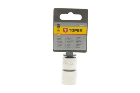 Головка торцева 1/2" 15 мм Topex 38D715